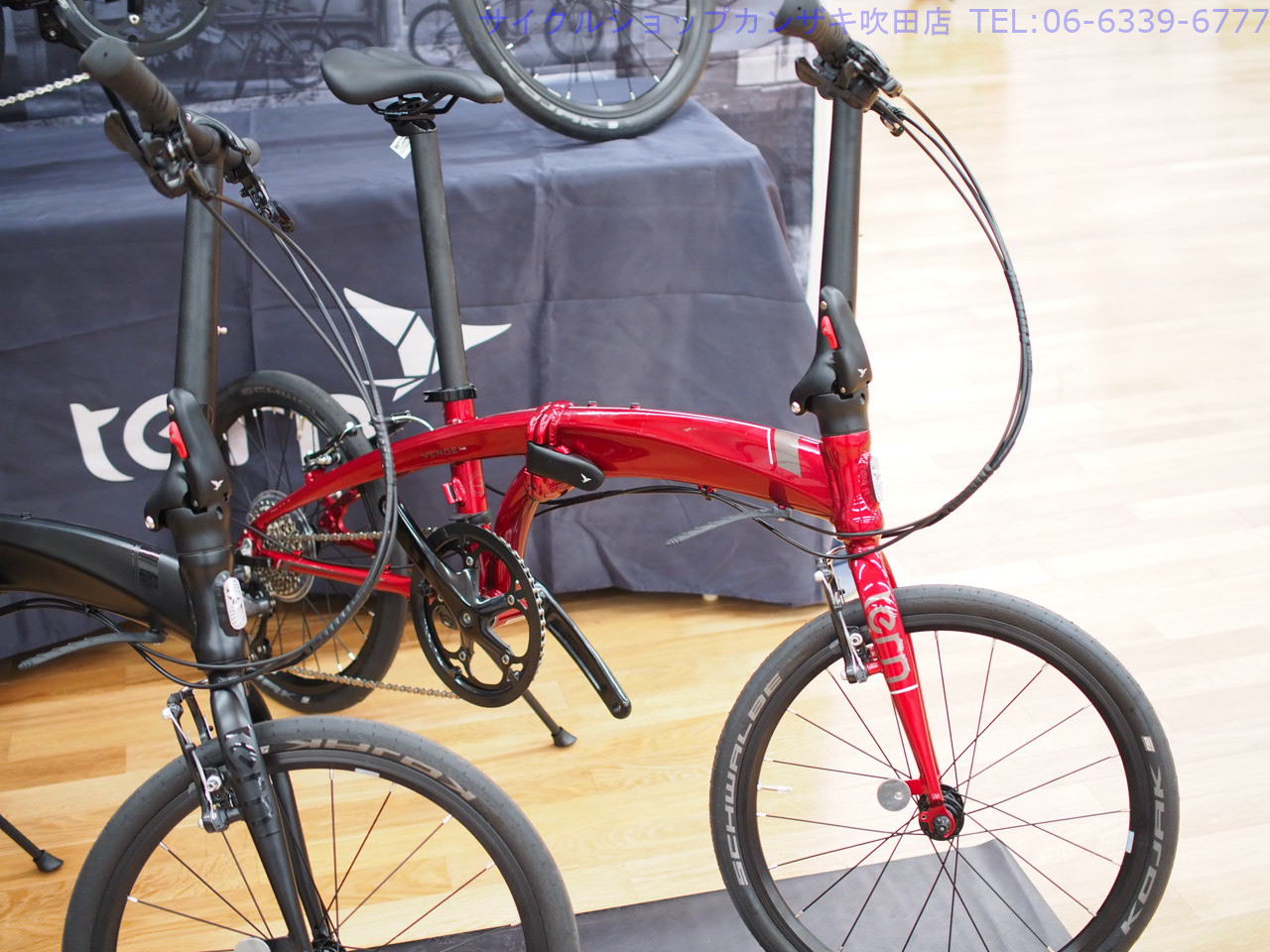 激安特売TERN Verge N8 RED 2022年モデル 8s 折り畳み自転車 ミニベロ フォールディングバイク ターン ヴァージュ ♪ 66D86-4 20インチ～